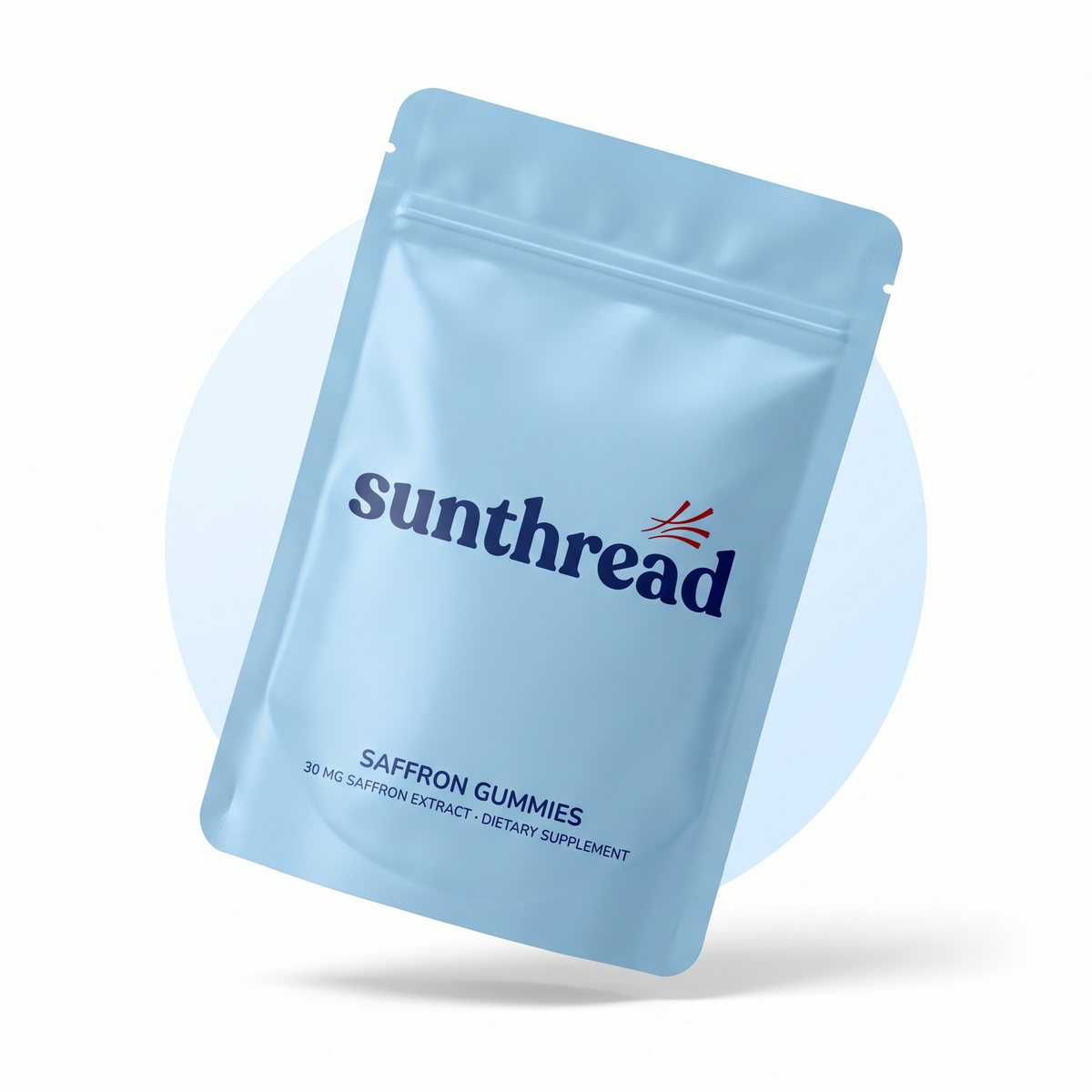 Sunthread Saffron Gummies pouch